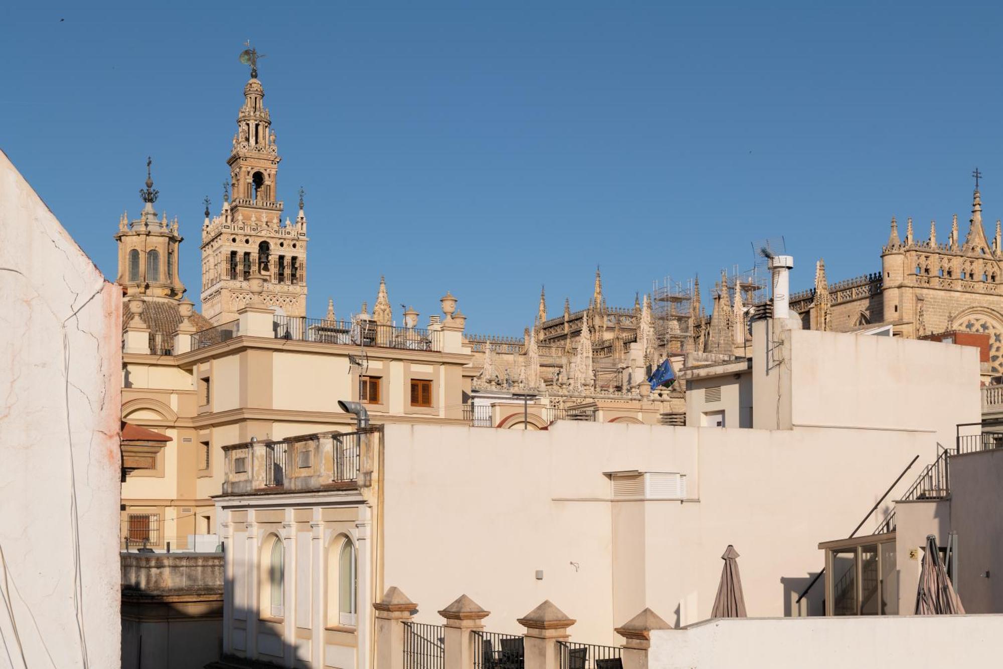 Luminoso Atico Con Terraza Privada Junto A La Catedral Seville