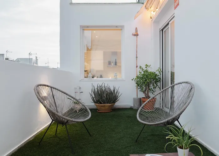 Luminoso Atico Con Terraza Privada Junto A La Catedral