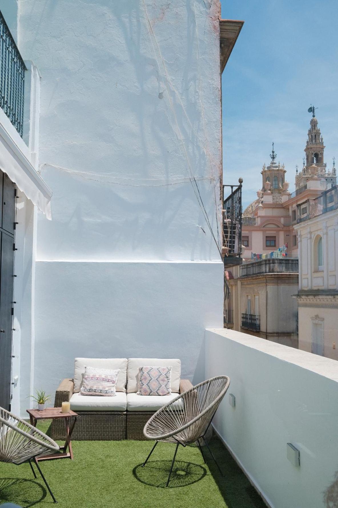 Luminoso Atico Con Terraza Privada Junto A La Catedral Appartement